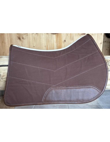 Tapis dégarroté marron